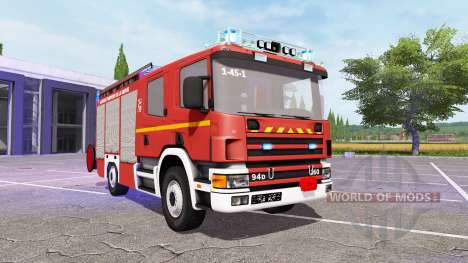 Scania 94D 260 Feuerwehr v1.1 для Farming Simulator 2017