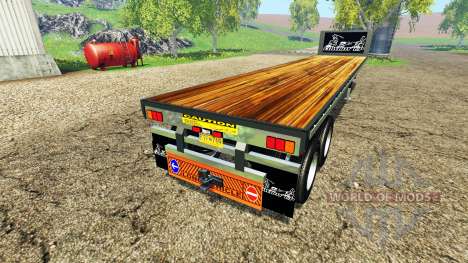 Semitrailer platform для Farming Simulator 2015