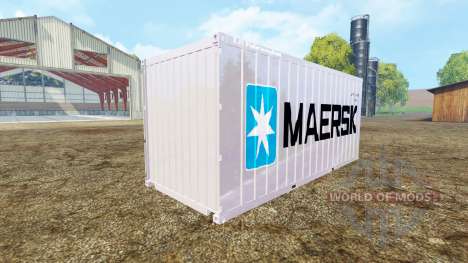 Container 20ft Maersk для Farming Simulator 2015
