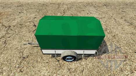 Service car trailer v1.7 для Farming Simulator 2015
