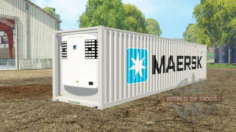 Container reefer 40ft Maersk для Farming Simulator 2015
