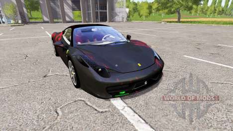 Ferrari 458 Italia bloodskin для Farming Simulator 2017