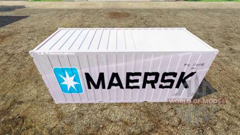 Container 20ft Maersk для Farming Simulator 2015