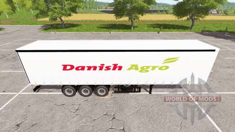 Semitrailer Danish Agro для Farming Simulator 2017