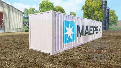 Container 40ft Maersk для Farming Simulator 2015