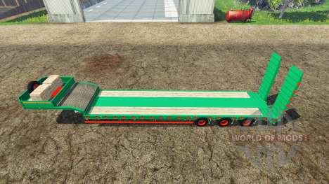 Aguas-Tenias low semitrailer v3.0 для Farming Simulator 2015
