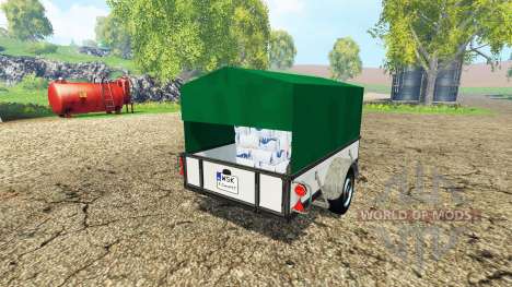 Service car trailer для Farming Simulator 2015
