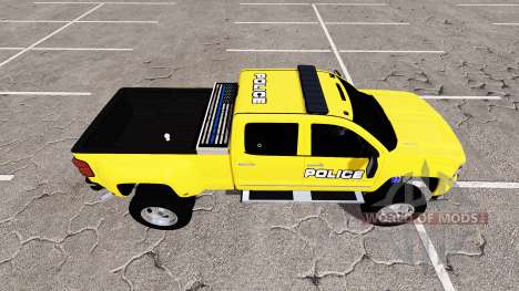 Chevrolet Silverado 3500 HD Police для Farming Simulator 2017