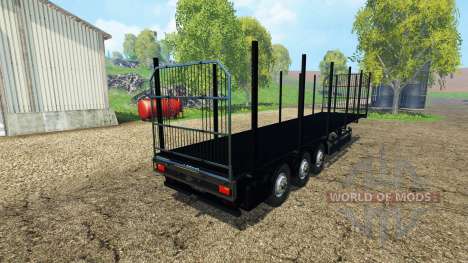 Fliegl universal semitrailer v1.5.3 для Farming Simulator 2015