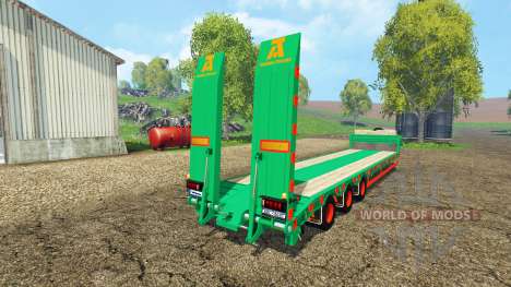 Aguas-Tenias low semitrailer для Farming Simulator 2015