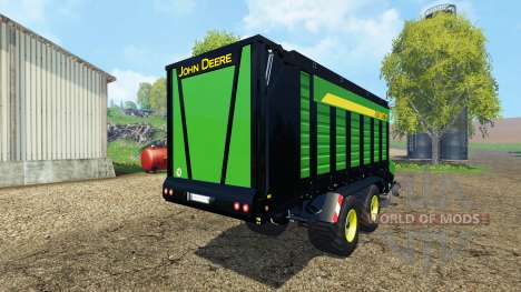Forage trailer John Deere для Farming Simulator 2015