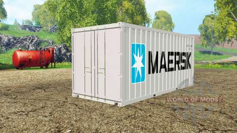Container reefer 20ft Maersk для Farming Simulator 2015