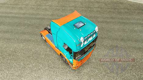 Скин Toll на тягач Scania для Euro Truck Simulator 2