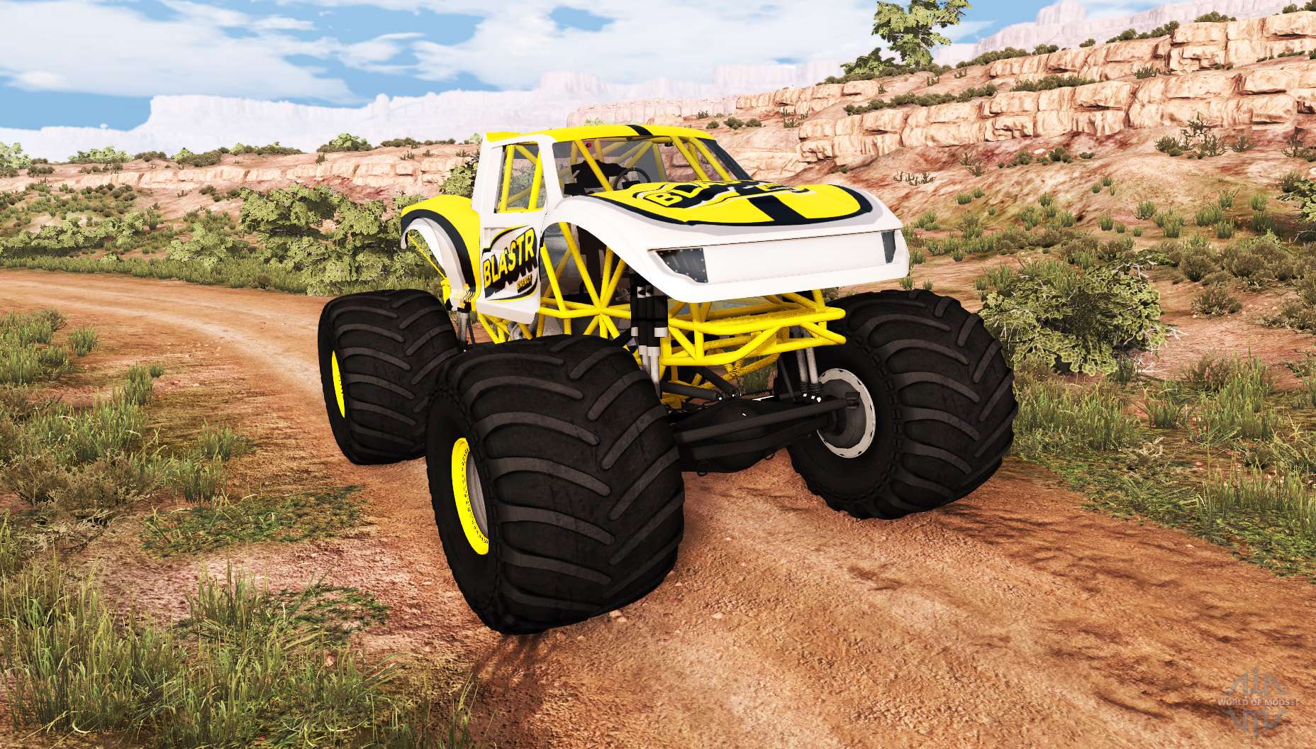 beamng drive monster truck zombie mod