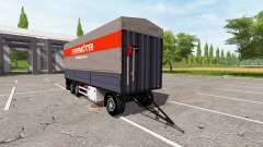 Flatbed trailer для Farming Simulator 2017