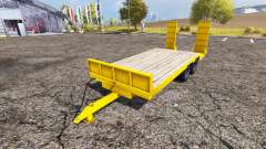 Kane low loader trailer для Farming Simulator 2013