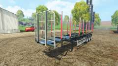 Timber semitrailer autoload Fliegl для Farming Simulator 2015