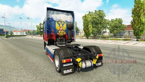 Скин Россия на тягач DAF для Euro Truck Simulator 2