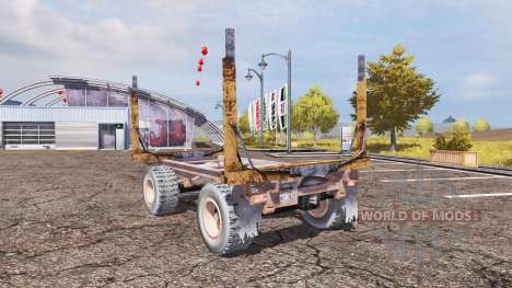 Timber trailer для Farming Simulator 2013