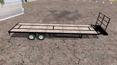 Flatebed trailer для Farming Simulator 2013
