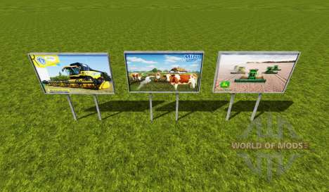 Hungarian advertising signs для Farming Simulator 2015