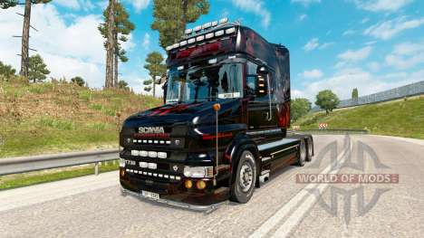 Скин Predator на тягач Scania T-series для Euro Truck Simulator 2