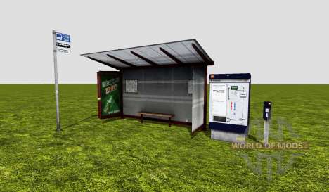 Bus stop для Farming Simulator 2015