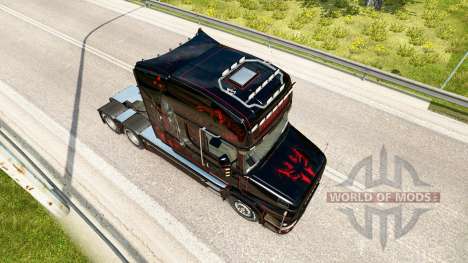 Скин Predator на тягач Scania T-series для Euro Truck Simulator 2