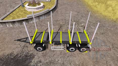Riedler-Anhanger timber trailer для Farming Simulator 2013
