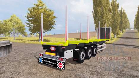 Riedler-Anhanger timber semitrailer v1.1 для Farming Simulator 2013