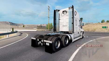 Скин Schneider на тягач Freightliner Cascadia для American Truck Simulator