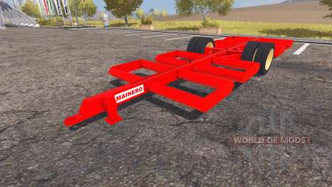 Mainero bale trailer для Farming Simulator 2013