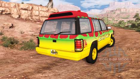 Gavril Roamer Tour Car Jurassic Park v0.7 для BeamNG Drive