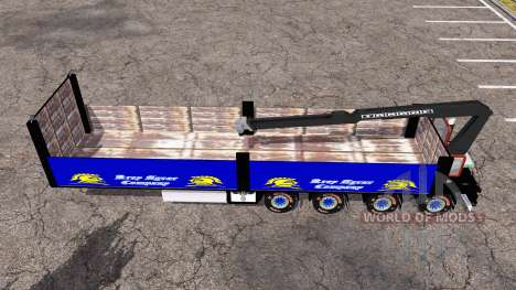 Ekeri bale semitrailer v2.0 для Farming Simulator 2013