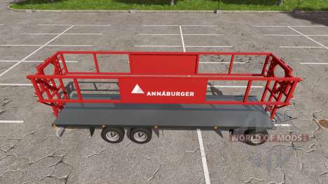 ANNABURGER bale trailer для Farming Simulator 2017