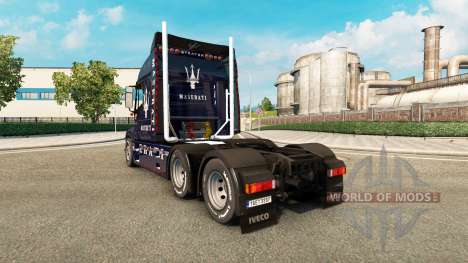 Скин Maserati на тягач Iveco Strator для Euro Truck Simulator 2