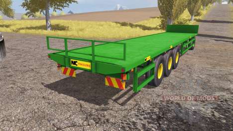 NC Engineering bale trailer для Farming Simulator 2013