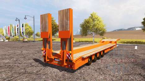Goldhofer low loader semitrailer для Farming Simulator 2013