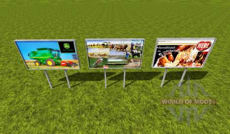 Hungarian advertising signs для Farming Simulator 2015