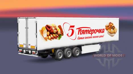 Скины российских компаний на полуприцеп для Euro Truck Simulator 2