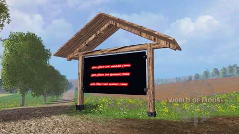 Hofschild для Farming Simulator 2015