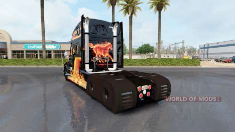 Скин In Flame на тягач Freightliner Inspiration для American Truck Simulator