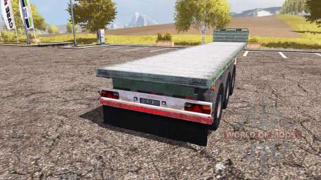 Kogel flatbed trailer для Farming Simulator 2013