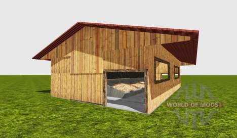 Woodchip bunker v0.1 для Farming Simulator 2015