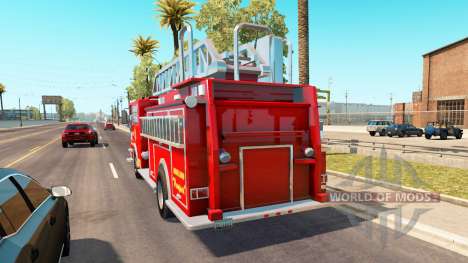 Emergency vehicles USA traffic для American Truck Simulator