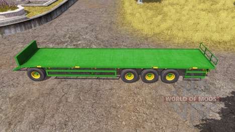 NC Engineering bale trailer для Farming Simulator 2013