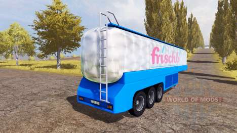 Milk tank semitrailer для Farming Simulator 2013