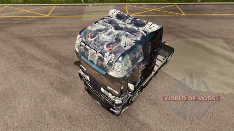 Скин Fantasy Disturbed на тягач DAF для Euro Truck Simulator 2