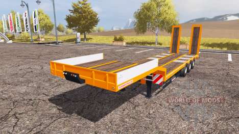 Schwarzmueller low loader semitrailer для Farming Simulator 2013