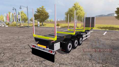 Riedler-Anhanger timber semitrailer для Farming Simulator 2013